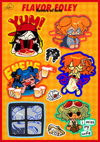 Fan Merchandise, Sticker Sheet